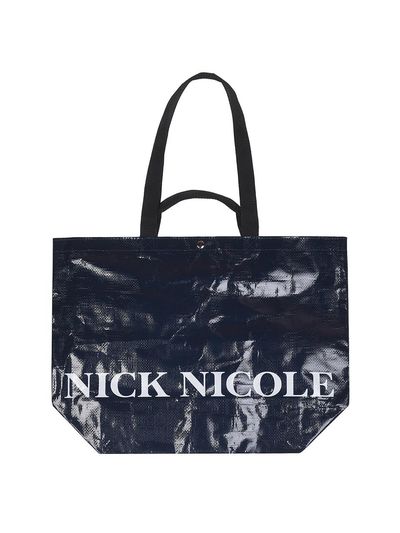 NICK&NICOLE Reusable Tarpaulin Nicole Bag [Navy]