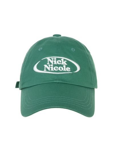 NICK&NICOLE Seoul Circle Minimalist Ball Cap [Green]