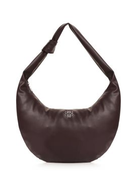 NICK&NICOLE Shoulder Knot Vegan Leather Bag [Brown]