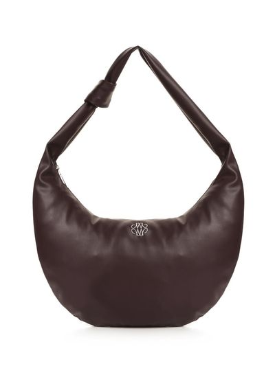 NICK&NICOLE Shoulder Knot Vegan Leather Bag [Brown]