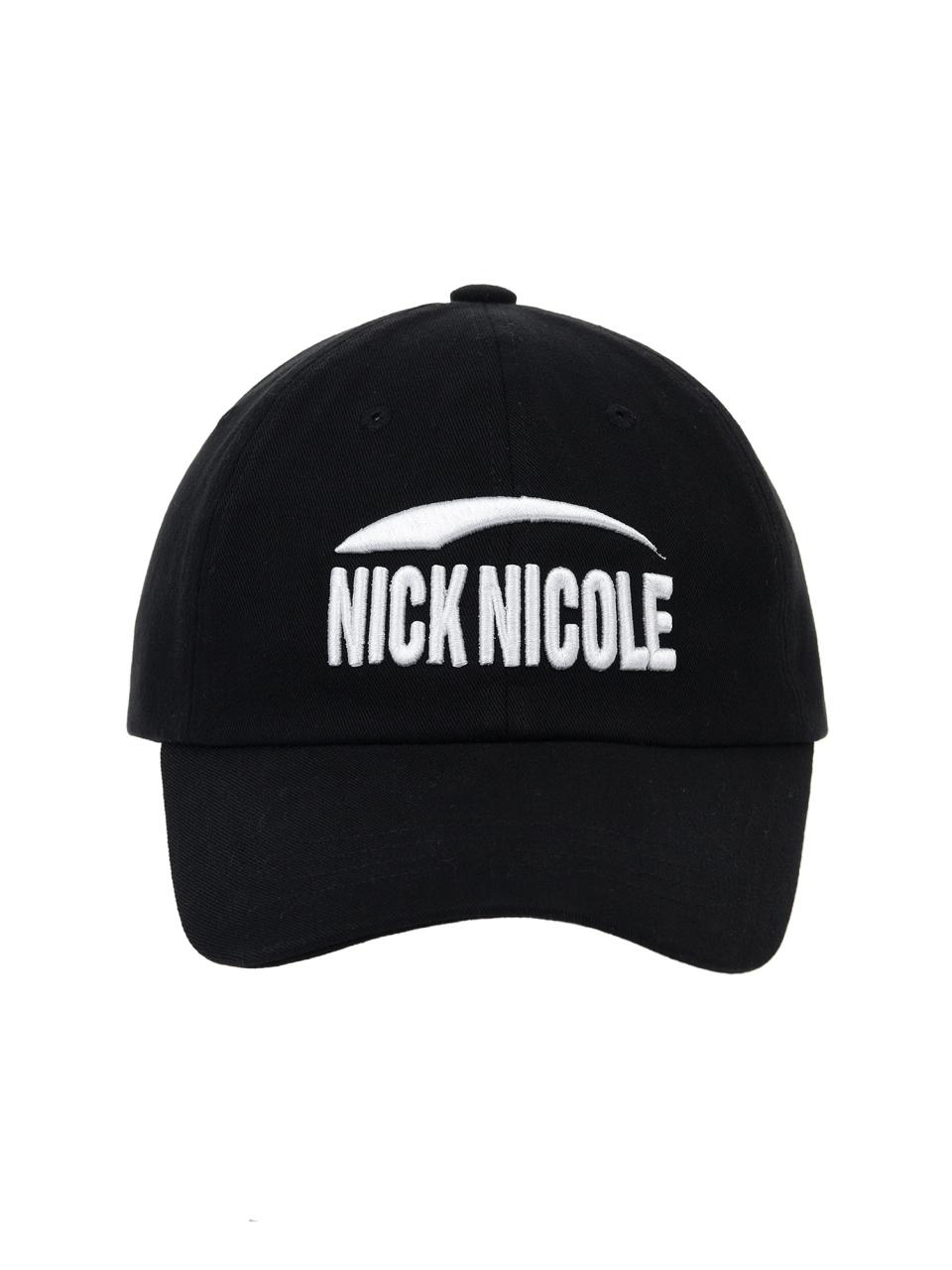NICK&NICOLE Signature Logo Bio-washed Cotton Ball Cap [Beige]