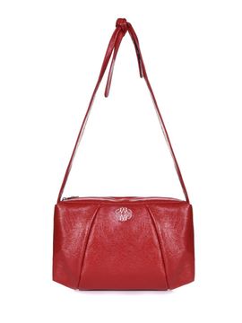 NICK&NICOLE Square Shoulder Adjustable Strap Bag [RED]