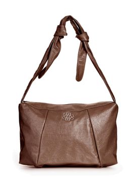 NICK&NICOLE Square Shoulder Bag [Brown]