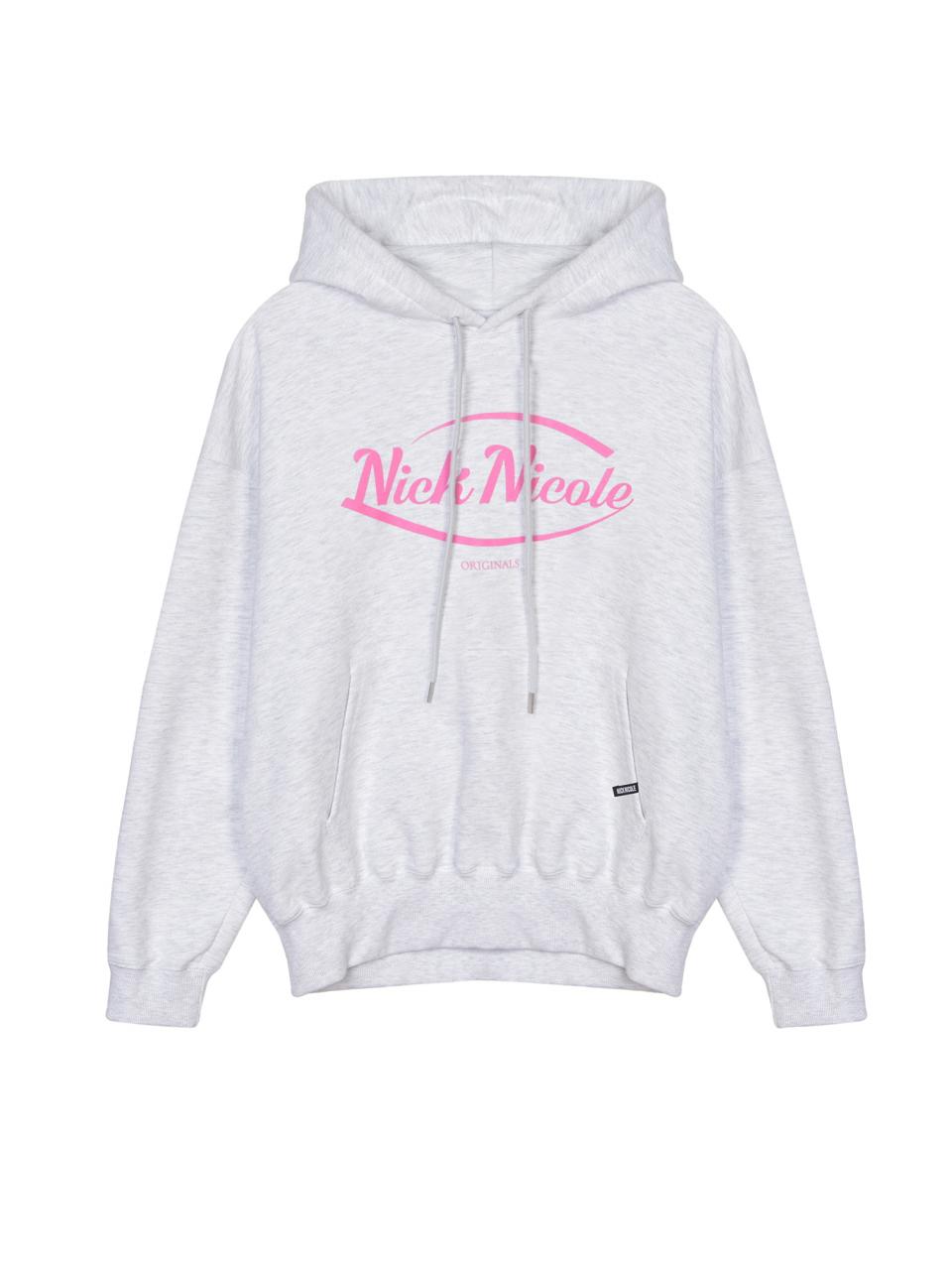 NICK&NICOLE Standard Fit Cotton Blend Hoody [Pink]