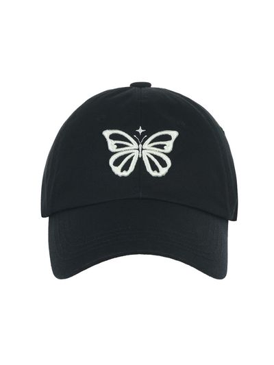 NICK&NICOLE VINTAGE BUTTERFLY BLINK BALL CAP