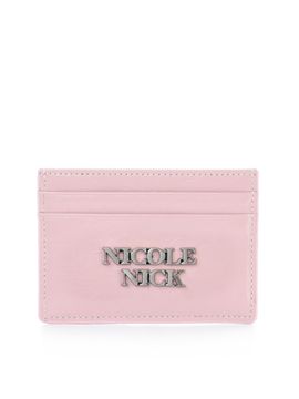 NICK&NICOLE Vintage Leather Soft Compact Wallet [Pink]