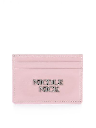 NICK&NICOLE Vintage Leather Soft Compact Wallet [Pink]