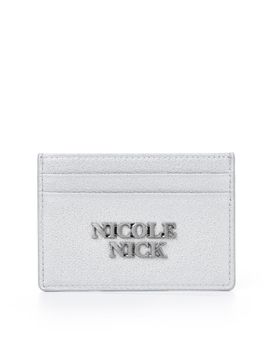 NICK&NICOLE Vintage Leather Soft Minimalist Wallet [Silver]