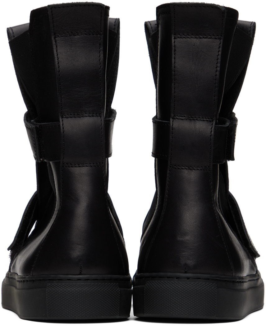 NICOLAS ANDREAS TARALIS - Black Velcro Strap Sneakers