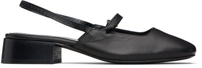 Nicole Saldaña Nicole Saldaña Black Poppy Ballerina Flats