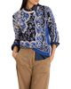 Nic+zoe Nic+Zoe Bandana Jacquard Print Sweater - 1