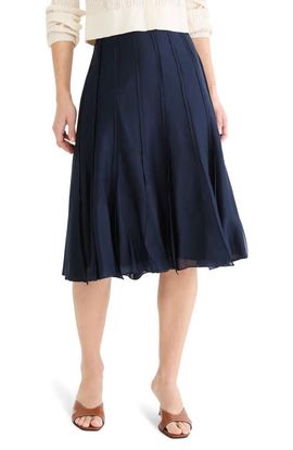 NIC+ZOE NIC+ZOE Batiste Flirt Ruffle A-Line Skirt