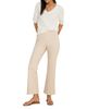 Nic+zoe Nic+Zoe Berkeley High Rise Ankle Bootcut Jeans in Macadamia - 2