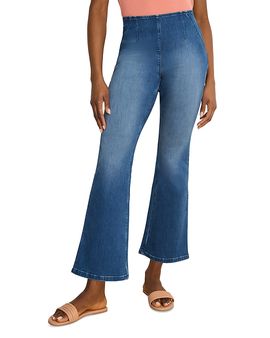 Nic+zoe Nic+Zoe Berkeley High Rise Bootcut Pull-On Jeans in Uptown