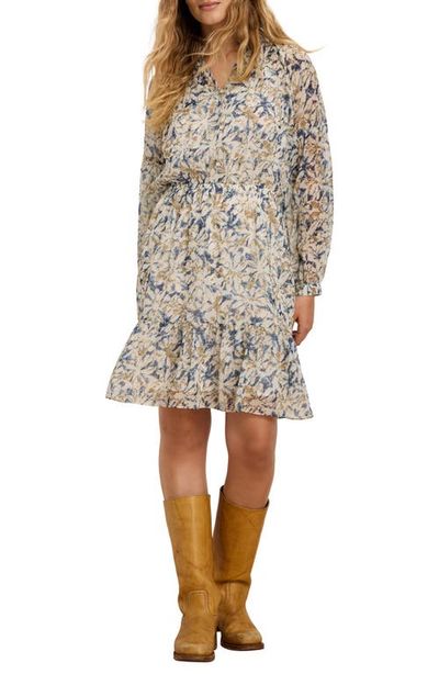NIC+ZOE NIC+ZOE Bloomsbury Long Sleeve Chiffon Dress