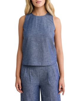 Nic+zoe Nic+Zoe Chambray Mix Stevie Tank