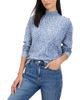 Nic+zoe Nic+Zoe Cheetah Print Mock Neck Sweater - 1