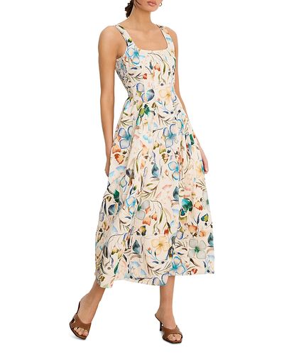 Nic+zoe Nic+Zoe Chloe Pressed Flowers Midi Dress