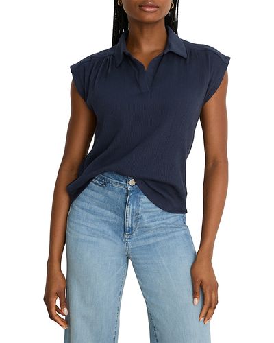 Nic+zoe Nic+Zoe Coastal Crinkle Top