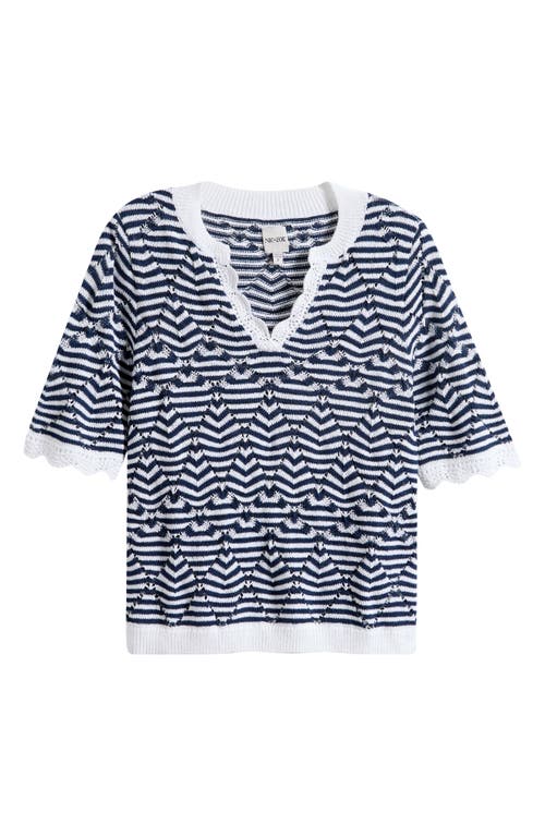 NIC+ZOE NIC+ZOE Coastline Open Stitch Sweater
