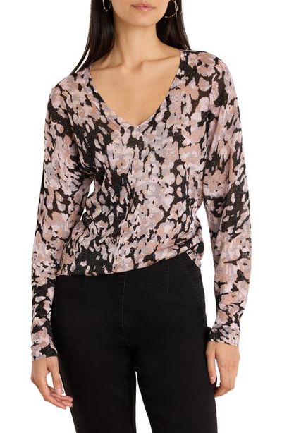 NIC+ZOE NIC+ZOE Cobbled Streets V-Neck Sweater