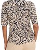 NIC+ZOE NIC+ZOE Contrast Swirl Top - 2