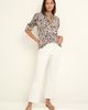 NIC+ZOE NIC+ZOE Contrast Swirl Top - 5