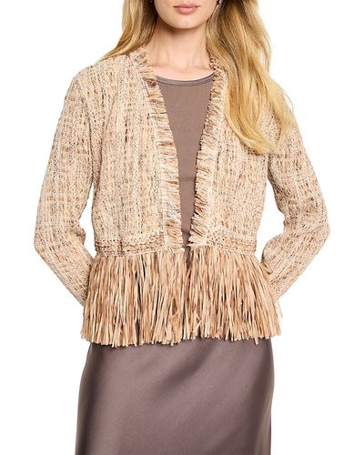 Nic+zoe Nic+Zoe Cork Fringe Knit Jacket