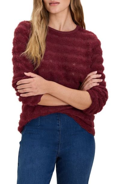 NIC+ZOE NIC+ZOE Cozy Waves Pointelle Sweater