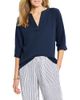 Nic+zoe Nic+Zoe Crinkled Knit Cafe Top - 1