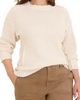 NIC+ZOE NIC+ZOE Crisscross Cotton Sweater - 1