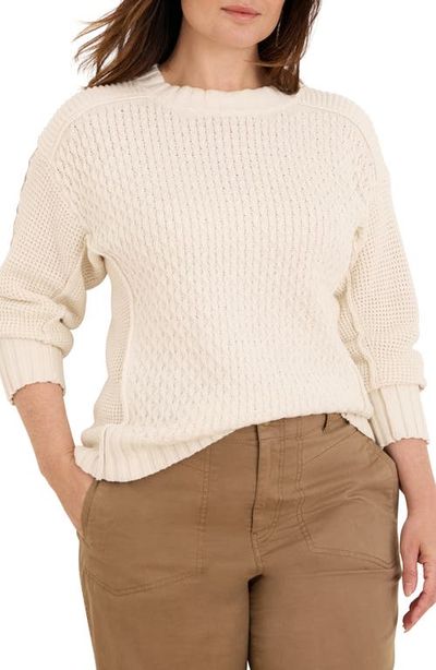 NIC+ZOE NIC+ZOE Crisscross Cotton Sweater