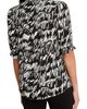 NIC+ZOE NIC+ZOE Cursive Print Chiffon Top - 2