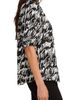 NIC+ZOE NIC+ZOE Cursive Print Chiffon Top - 3