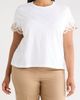 NIC+ZOE NIC+ZOE Deco Sleeve Cotton Top - 1