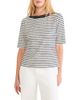 Nic+zoe Nic+Zoe Embroidered Boat Neck Top - 1