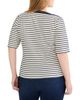 Nic+zoe Nic+Zoe Embroidered Boat Neck Top - 5