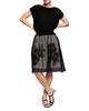 Nic+zoe Nic+Zoe Embroidered Mesh Skirt - 2