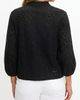 NIC+ZOE NIC+ZOE Eyelet Ruffle Neck Top - 2