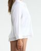 NIC+ZOE NIC+ZOE Eyelet Trim Stretch Cotton Popover Shirt - 3
