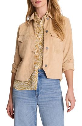 NIC+ZOE NIC+ZOE Faux Suede Jacket