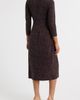 NIC+ZOE NIC+ZOE Feather Fern Long Sleeve Knit Midi Dress - 2