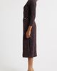 NIC+ZOE NIC+ZOE Feather Fern Long Sleeve Knit Midi Dress - 3