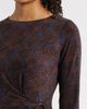 NIC+ZOE NIC+ZOE Feather Fern Long Sleeve Knit Midi Dress - 4