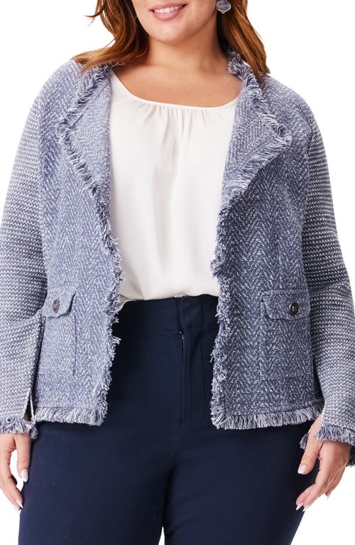 NIC+ZOE NIC+ZOE Fringe Pocket Knit Jacket