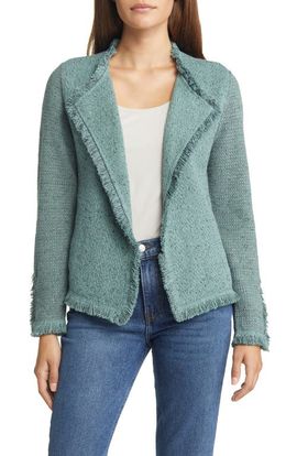 NIC+ZOE NIC+ZOE Fringe Tweed Jacket