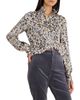 Nic+zoe Nic+Zoe Gilded Flakes Ruffle Trim Shirt - 1