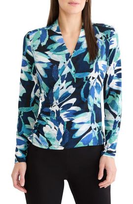 NIC+ZOE NIC+ZOE Giverny Knit Faux Wrap Top