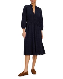 Nic+zoe Nic+Zoe High Tea Knit Eyelet Dress