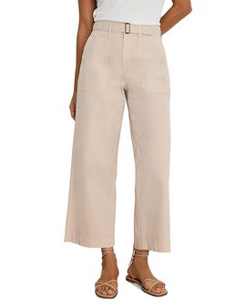 Nic+zoe Nic+Zoe Highland Soft Stretch Wide Leg Belted Ankle Pants